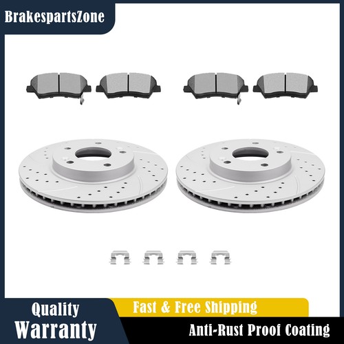 Front brake rotors pads kits - rotors,